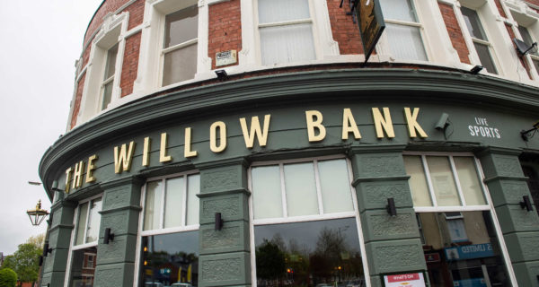 willow bank pub anfield exterior